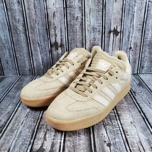 adidas Men’s Suede Sneakers in Tan/Gum
